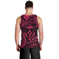 FSM Kosrae States Men Tank Top Micronesia Vintage Polynesian Tribal Pink Version LT9 - Polynesian Pride