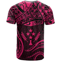 FSM Kosrae States T Shirt Micronesia Vintage Polynesian Tribal Pink Version LT9 - Polynesian Pride