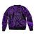 FSM Kosrae States Bomber Jacket Micronesia Vintage Polynesian Tribal Purple Version LT9 - Polynesian Pride