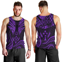 FSM Kosrae States Men Tank Top Micronesia Vintage Polynesian Tribal Purple Version LT9 - Polynesian Pride