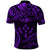 FSM Kosrae States Polo Shirt Micronesia Vintage Polynesian Tribal Purple Version LT9 - Polynesian Pride