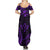 FSM Kosrae States Summer Maxi Dress Micronesia Vintage Polynesian Tribal Purple Version LT9 - Polynesian Pride