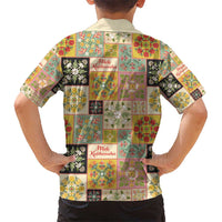 Mele Kalikimaka Hawaii Christmas Hawaiian Shirt Melemele Mama Seamless Floral Motif - Polynesian Pride