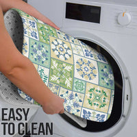 Mele Kalikimaka Hawaii Christmas Bathroom Set Omaomao Seamless Floral Motif - Polynesian Pride