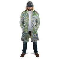 Mele Kalikimaka Hawaii Christmas Cloak Omaomao Seamless Floral Motif - Polynesian Pride