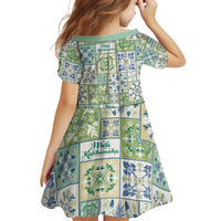 Mele Kalikimaka Hawaii Christmas Family Matching Off Shoulder Short Dress and Hawaiian Shirt Omaomao Seamless Floral Motif - Polynesian Pride