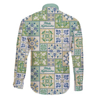 Mele Kalikimaka Hawaii Christmas Family Matching Off Shoulder Short Dress and Hawaiian Shirt Omaomao Seamless Floral Motif - Polynesian Pride