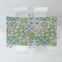 Mele Kalikimaka Hawaii Christmas Tablecloth Omaomao Seamless Floral Motif - Polynesian Pride