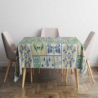 Mele Kalikimaka Hawaii Christmas Tablecloth Omaomao Seamless Floral Motif - Polynesian Pride