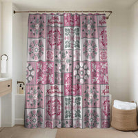 Mele Kalikimaka Hawaii Christmas Bathroom Set Akala Seamless Floral Motif - Polynesian Pride