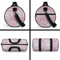 Mele Kalikimaka Hawaii Christmas Duffle Bag Akala Seamless Floral Motif LT9 - Polynesian Pride
