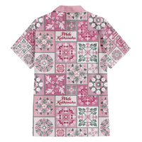 Mele Kalikimaka Hawaii Christmas Family Matching Long Sleeve Bodycon Dress and Hawaiian Shirt Akala Seamless Floral Motif LT9 - Polynesian Pride