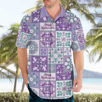 Mele Kalikimaka Hawaii Christmas Hawaiian Shirt Poni Seamless Floral Motif - Polynesian Pride