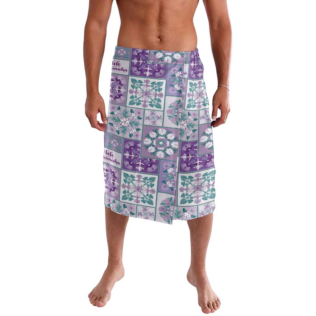 Mele Kalikimaka Hawaii Christmas Lavalava Poni Seamless Floral Motif - Polynesian Pride