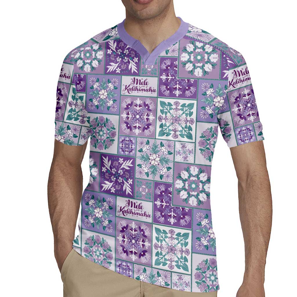 Mele Kalikimaka Hawaii Christmas Rugby Jersey Poni Seamless Floral Motif - Polynesian Pride