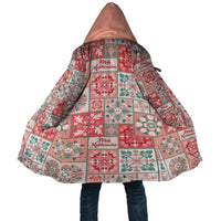 Mele Kalikimaka Hawaii Christmas Cloak Ulaula Seamless Floral Motif - Polynesian Pride