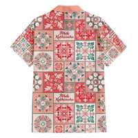 Mele Kalikimaka Hawaii Christmas Family Matching Puletasi and Hawaiian Shirt Ulaula Seamless Floral Motif LT9 - Polynesian Pride