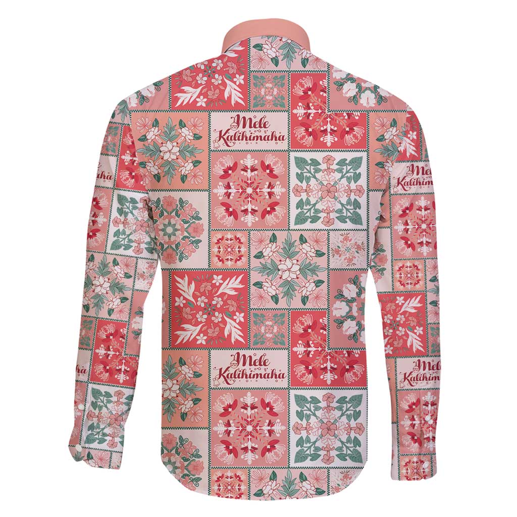 Mele Kalikimaka Hawaii Christmas Family Matching Puletasi and Hawaiian Shirt Ulaula Seamless Floral Motif LT9 - Polynesian Pride