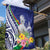 New Caledonia Kagu Bird Garden Flag Polynesian Tropical Flowers