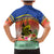 New Caledonia Nautilus Shell Family Matching Mermaid Dress and Hawaiian Shirt Polynesian Tropical Flowers