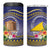 Tokelau Tuluma 4 in 1 Can Cooler Tumbler Polynesian Tropical Flowers