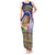 Tokelau Tuluma Tank Maxi Dress Polynesian Tropical Flowers