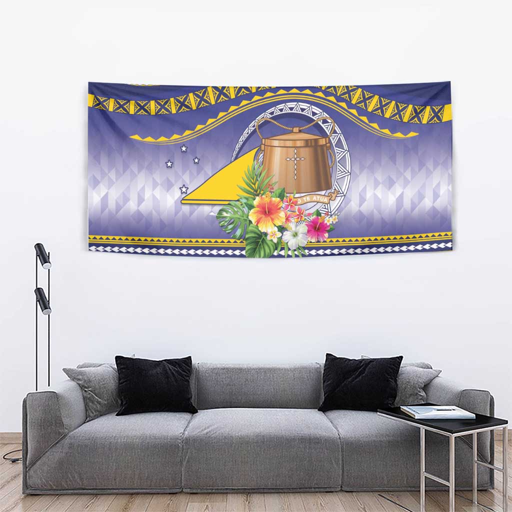 Tokelau Tuluma Tapestry Polynesian Tropical Flowers