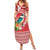 Wallis et Futuna Kingfisher Summer Maxi Dress Polynesian Tropical Flowers