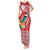 Wallis et Futuna Kingfisher Tank Maxi Dress Polynesian Tropical Flowers