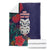 Maori Wheku Meri Kirihimete Personalised Blanket All Blue Indigenous Maori Motif - Polynesian Pride