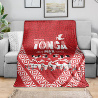 Mate Ma'a Tonga Blanket Tongan Sipi Tau Ngatu Inspired Red LT9 - Polynesian Pride