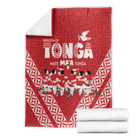 Mate Ma'a Tonga Blanket Tongan Sipi Tau Ngatu Inspired Red LT9 - Polynesian Pride