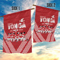 Mate Ma'a Tonga Garden Flag Tongan Sipi Tau Ngatu Inspired Red LT9 - Polynesian Pride