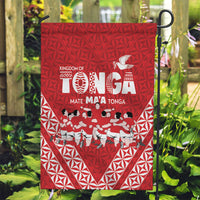 Mate Ma'a Tonga Garden Flag Tongan Sipi Tau Ngatu Inspired Red LT9 Garden Flag Red - Polynesian Pride