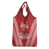 Mate Ma'a Tonga Grocery Bag Tongan Sipi Tau Ngatu Inspired Red LT9 - Polynesian Pride
