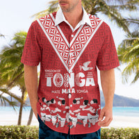 Mate Ma'a Tonga Custom Hawaiian Shirt Tongan Sipi Tau Ngatu Inspired Red LT9 - Polynesian Pride