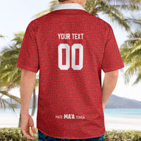 Mate Ma'a Tonga Custom Hawaiian Shirt Tongan Sipi Tau Ngatu Inspired Red LT9 - Polynesian Pride