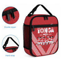 Mate Ma'a Tonga Lunch Bag Tongan Sipi Tau Ngatu Inspired Red LT9 - Polynesian Pride