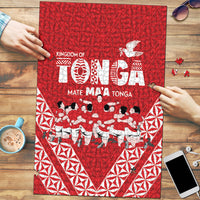 Mate Ma'a Tonga Puzzle Tongan Sipi Tau Ngatu Inspired Red LT9 Red - Polynesian Pride