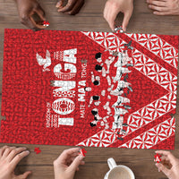 Mate Ma'a Tonga Puzzle Tongan Sipi Tau Ngatu Inspired Red LT9 - Polynesian Pride