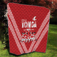 Mate Ma'a Tonga Quilt Tongan Sipi Tau Ngatu Inspired Red LT9 - Polynesian Pride