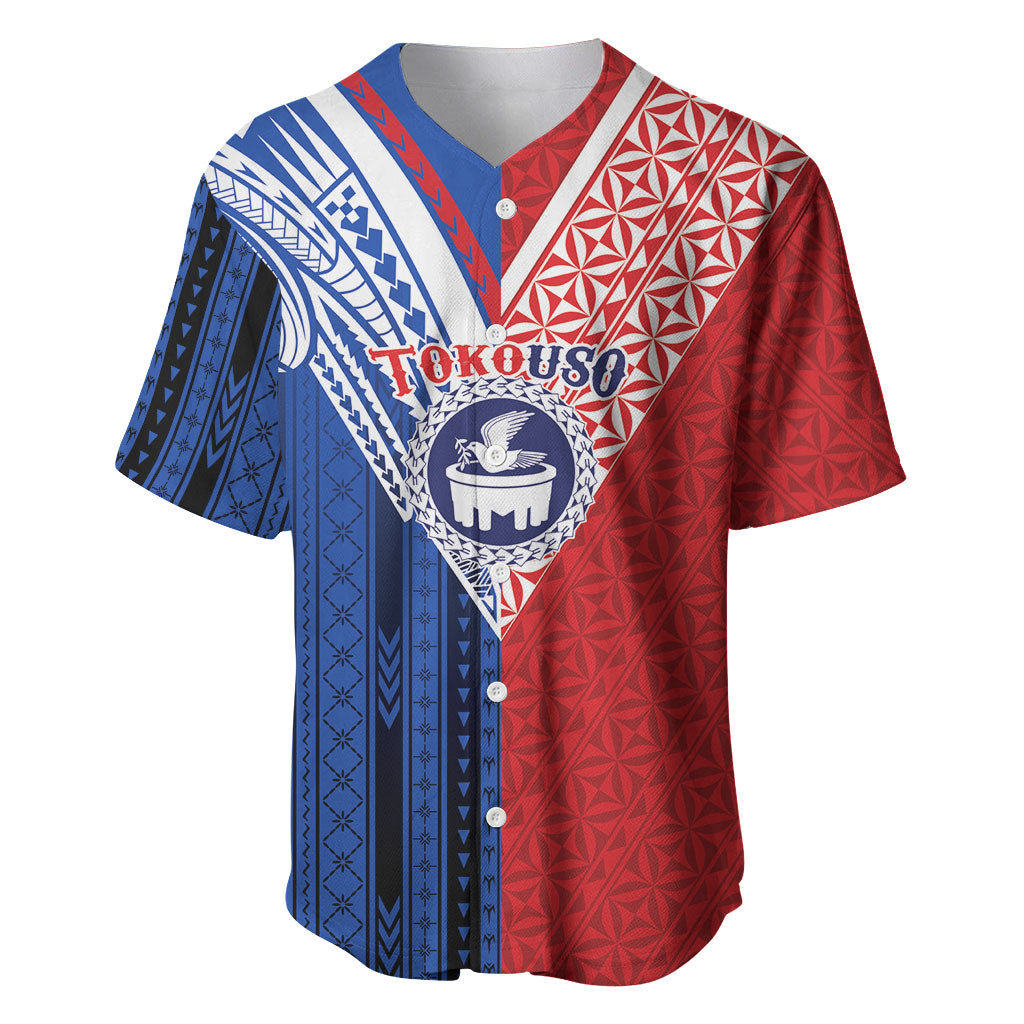 TokoUso Samoa Tonga Personalised Baseball Jersey Pacific Brotherhood Tribal Pattern LT9 Multicolor - Polynesian Pride