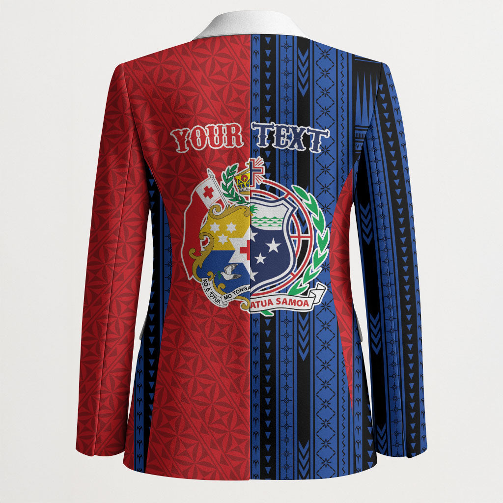 TokoUso Samoa Tonga Personalised Blazer Pacific Brotherhood Tribal Pattern LT9 - Polynesian Pride