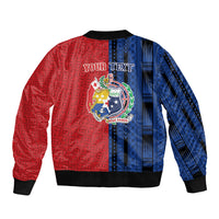 TokoUso Samoa Tonga Personalised Bomber Jacket Pacific Brotherhood Tribal Pattern LT9 - Polynesian Pride