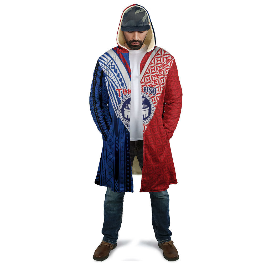 TokoUso Samoa Tonga Personalised Cloak Pacific Brotherhood Tribal Pattern LT9 - Polynesian Pride
