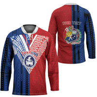 TokoUso Samoa Tonga Personalised Hockey Jersey Pacific Brotherhood Tribal Pattern LT9 - Polynesian Pride