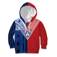 TokoUso Samoa Tonga Personalised Kid Hoodie Pacific Brotherhood Tribal Pattern LT9 Hoodie Multicolor - Polynesian Pride