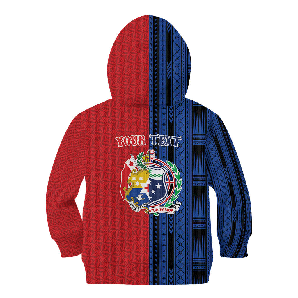 TokoUso Samoa Tonga Personalised Kid Hoodie Pacific Brotherhood Tribal Pattern LT9 - Polynesian Pride