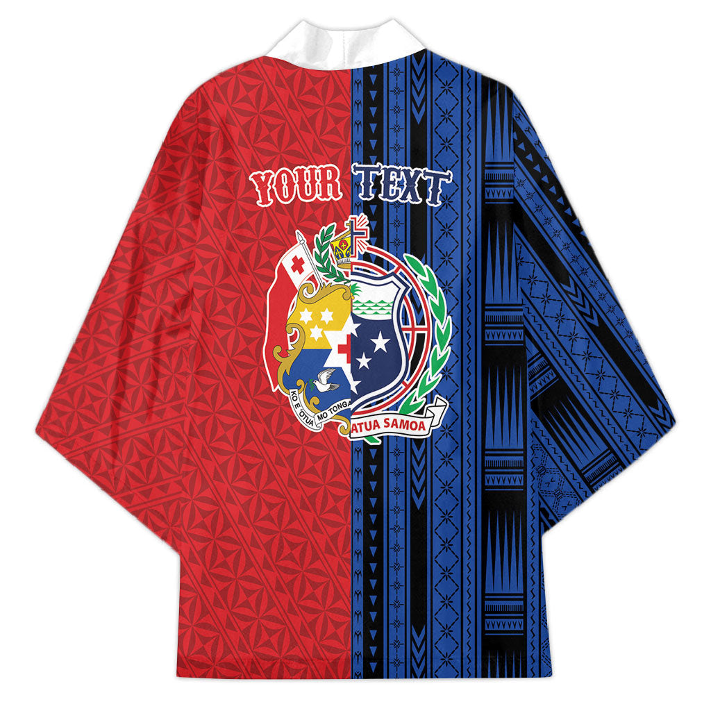 TokoUso Samoa Tonga Personalised Kimono Pacific Brotherhood Tribal Pattern LT9 - Polynesian Pride