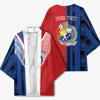 TokoUso Samoa Tonga Personalised Kimono Pacific Brotherhood Tribal Pattern LT9 - Polynesian Pride